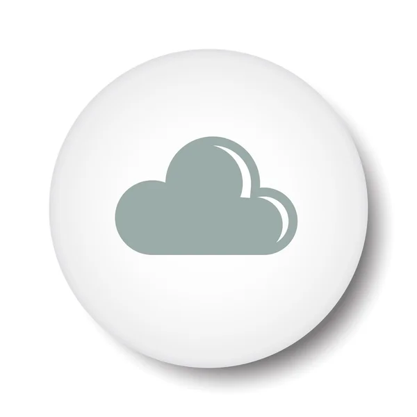 Pictograph of cloud icon — Stock Vector