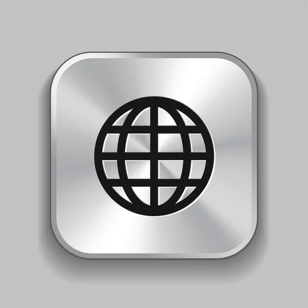 Ikony Symbols glob ikona — Wektor stockowy