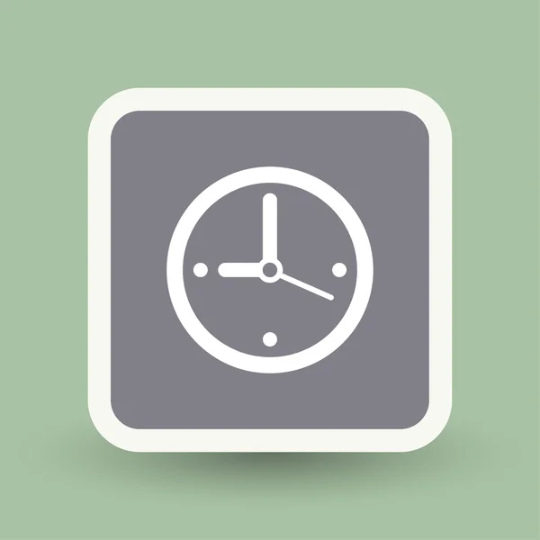 Pictografía del icono del reloj — Vector de stock