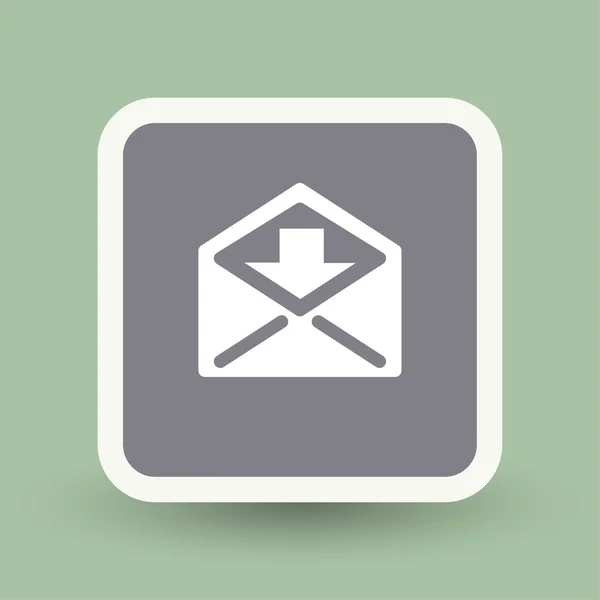 Pictografía del icono de correo — Vector de stock