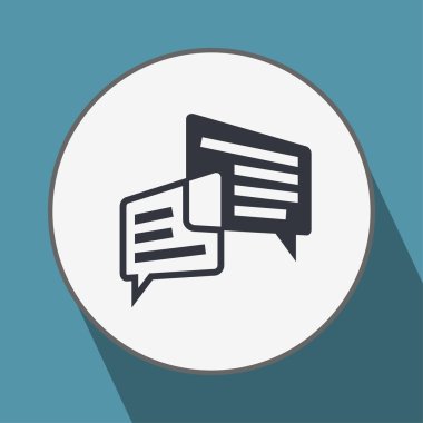 ileti veya sohbet simgesi