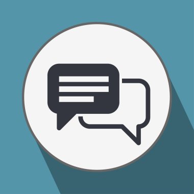 ileti veya sohbet simgesi