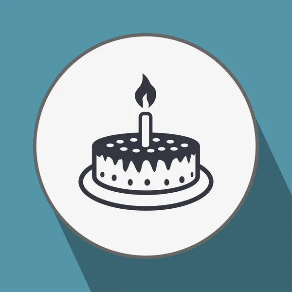 Pictograph torta ikon — Stock Vector