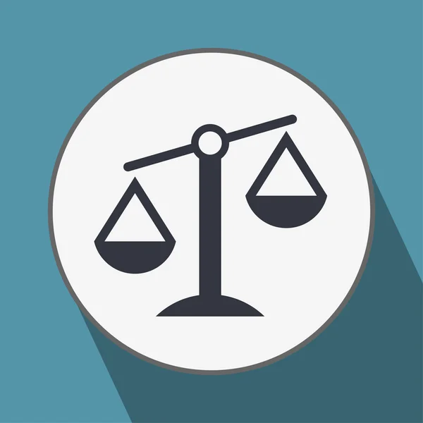 Pictograph van Justitie schalen — Stockvector