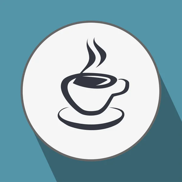Piktogramm der Kaffeetasse — Stockvektor