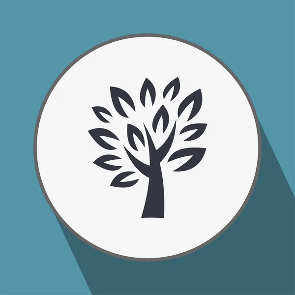 Pictograph van boom pictogram — Stockvector