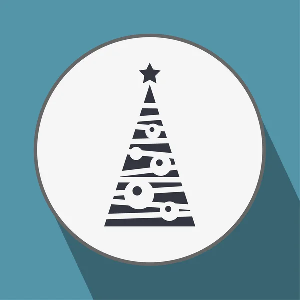 Pictogramme de l'arbre de Noël — Image vectorielle