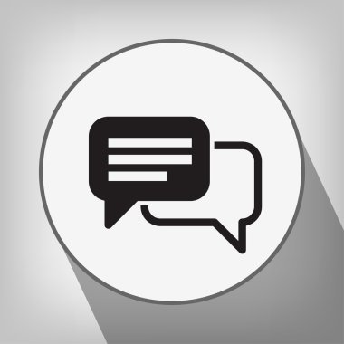 ileti veya sohbet simgesi