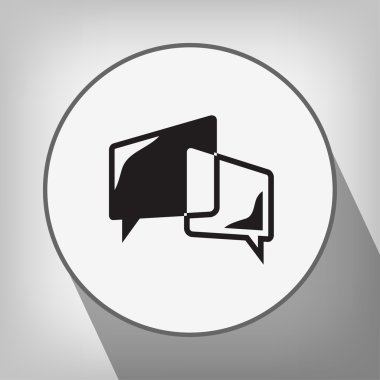 ileti veya sohbet simgesi