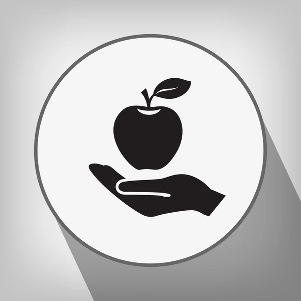 Ekibimizi elma simgesi — Stok Vektör