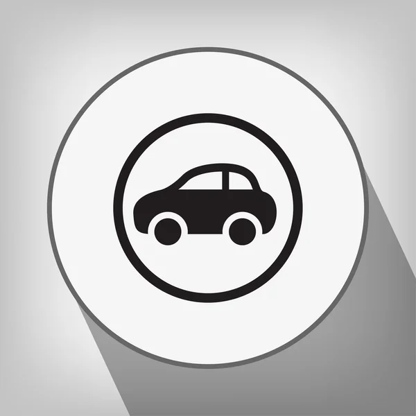 Pictografía del icono del coche — Vector de stock