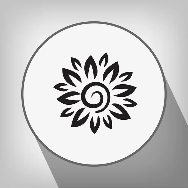 Pictograma do ícone de flor —  Vetores de Stock