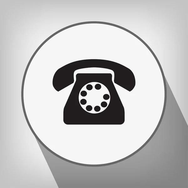 Pictograph van telefoonpictogram — Stockvector