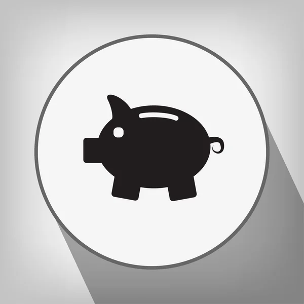 Pittogramma dell'icona del moneybox — Vettoriale Stock
