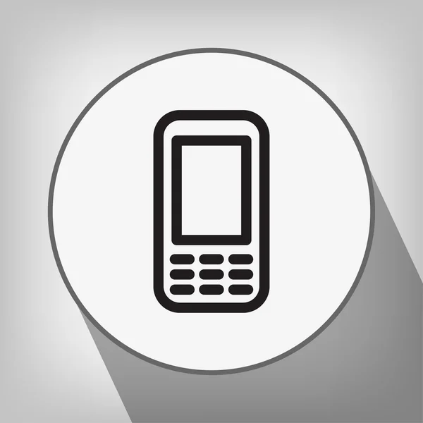 Piktogramm des mobilen Symbols — Stockvektor