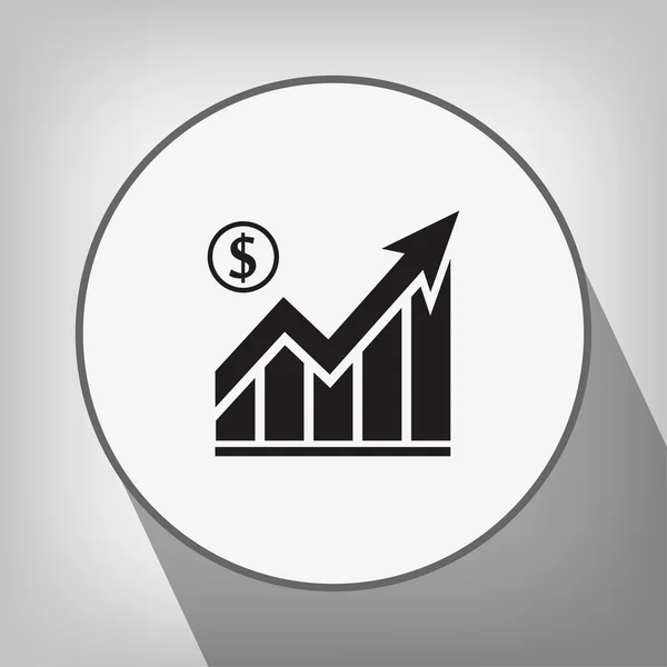 Pictograph av diagram ikon — Stock vektor