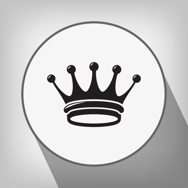 王冠アイコンの絵文字 — ストックベクタ