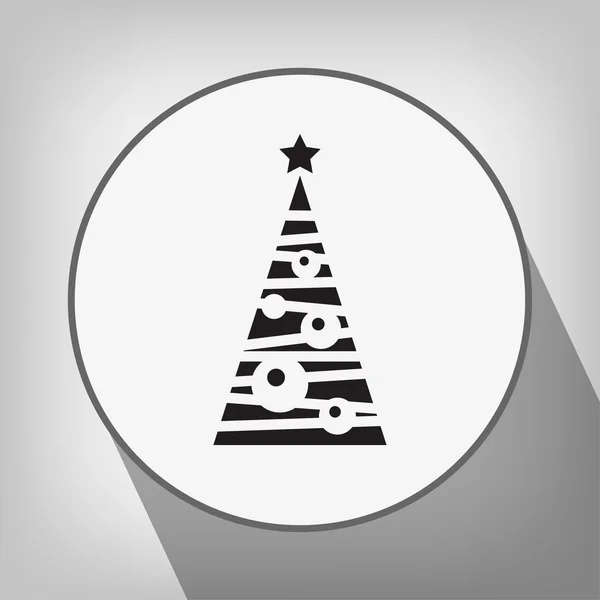 Pictografía del árbol de Navidad — Vector de stock