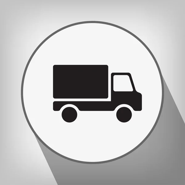 Pictograph of truck icon — Stock Vector