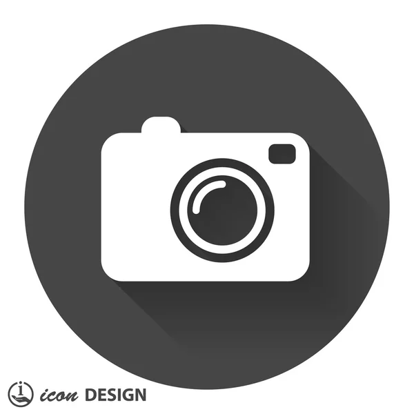 Ikony Symbols ikona aparatu fotograficznego — Wektor stockowy