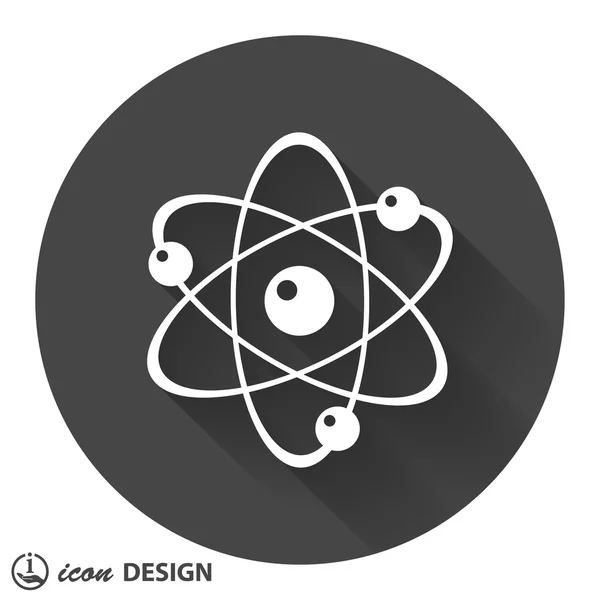 Pictografia do ícone do átomo —  Vetores de Stock