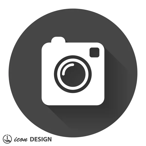 Ikony Symbols ikona aparatu fotograficznego — Wektor stockowy