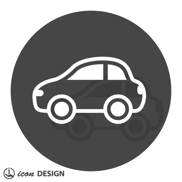 Pictografía del icono del coche — Vector de stock