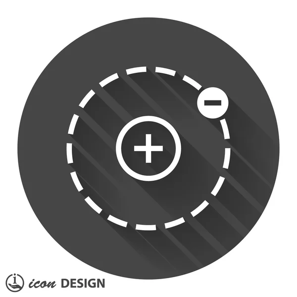 Atom アイコンの絵文字 — ストックベクタ