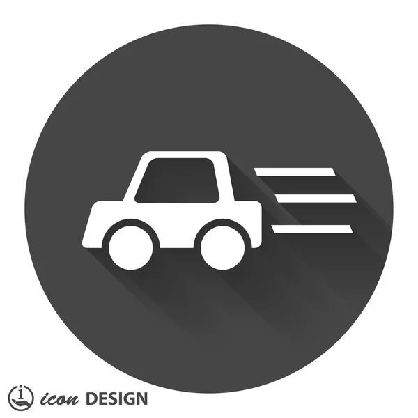 Pictografía del icono del coche — Vector de stock