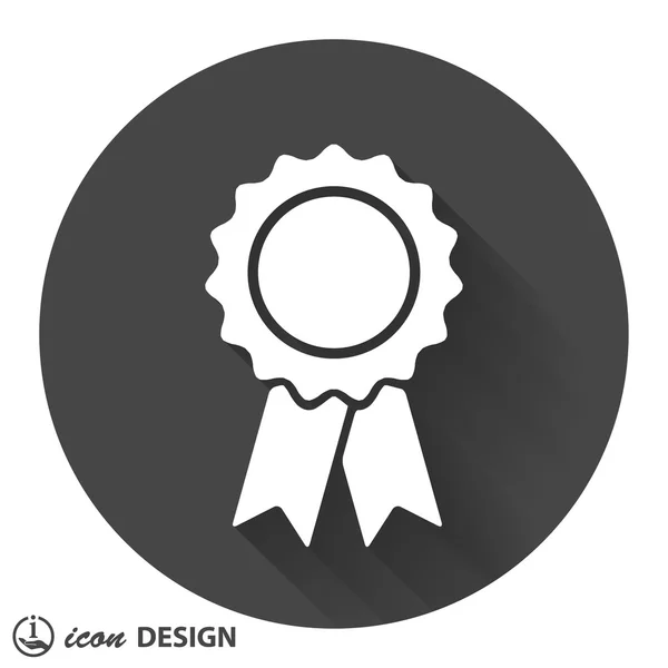 Pictograph av award-ikonen — Stock vektor