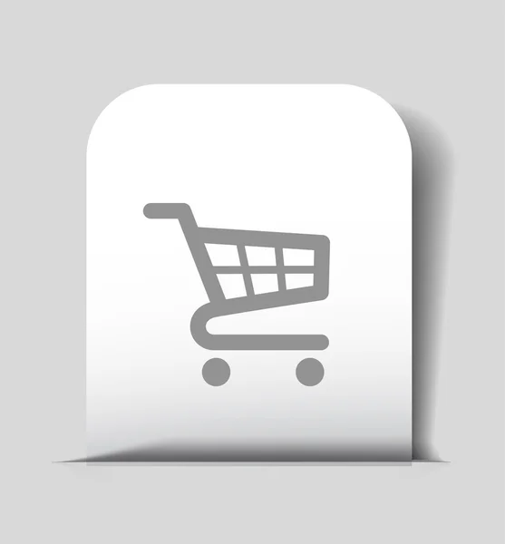 Pictograph shopping cart — Stock vektor