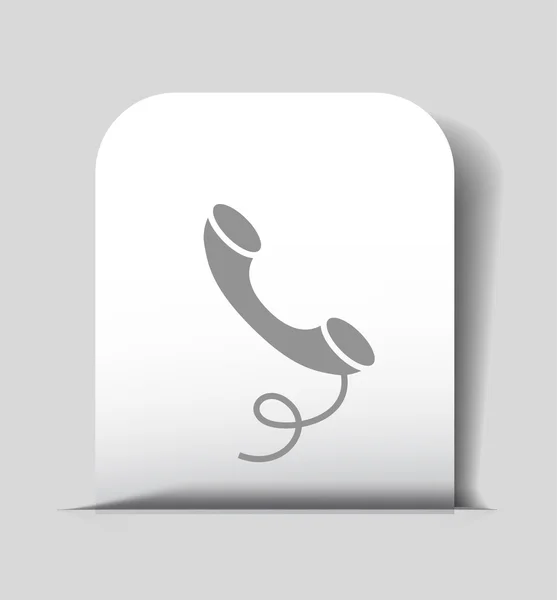 Pictograma do ícone do telefone — Vetor de Stock