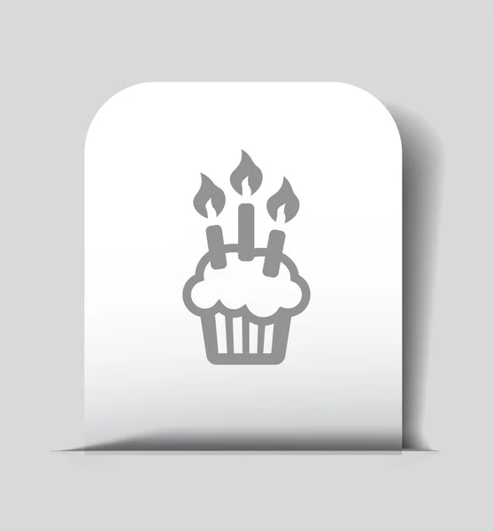 Ikona ikony dort — Stockový vektor