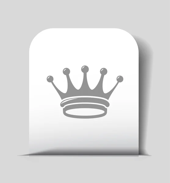 Пиктограф иконы короны — стоковый вектор
