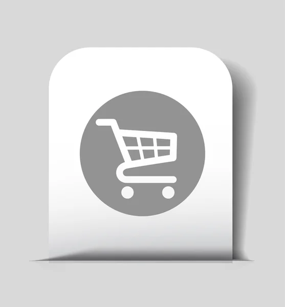 Pictograph shopping cart — Stock vektor