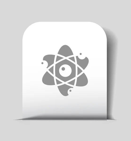 Piktogramm des Atomsymbols — Stockvektor