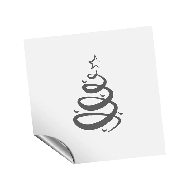 クリスマス ツリーの絵文字 — ストックベクタ