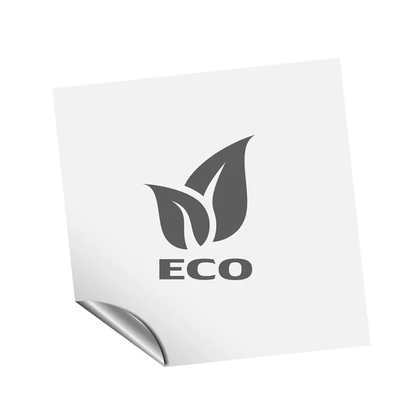 Pictograph dari ikon eco - Stok Vektor