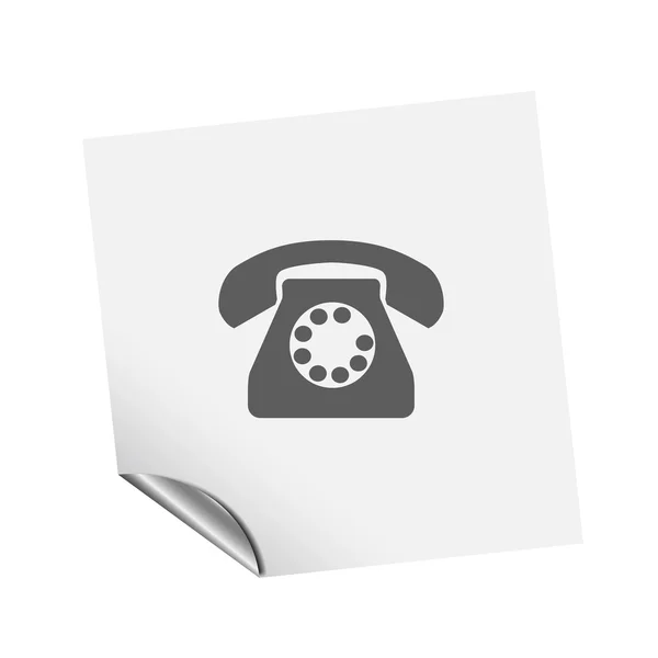 Ikona ikony telefonu — Stockový vektor