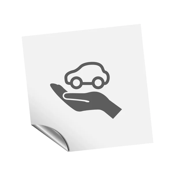 Ikony Symbols ikona samochodu — Wektor stockowy