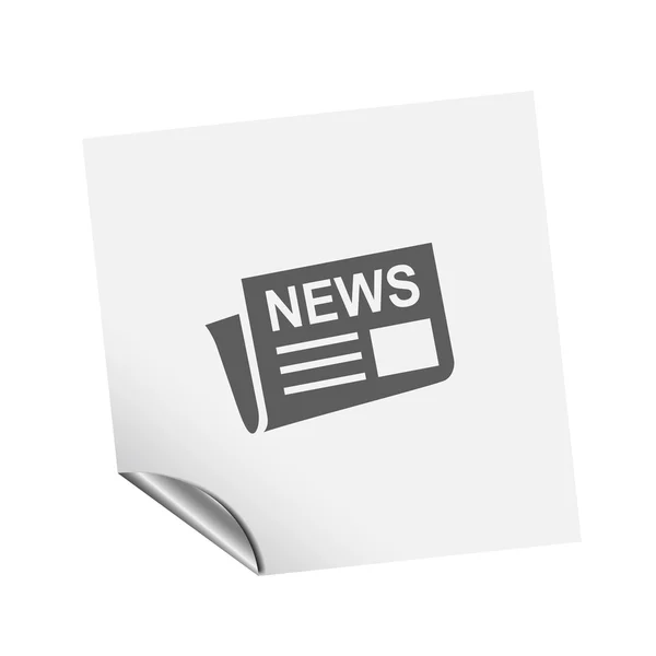 Signo icono de noticias — Vector de stock