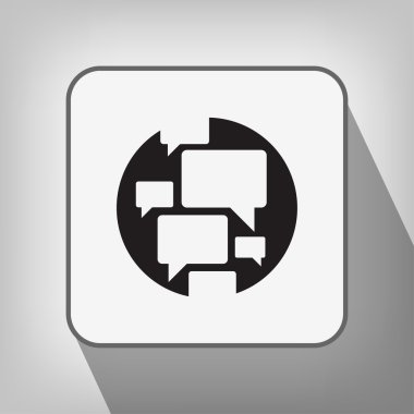 ileti veya sohbet simgesi