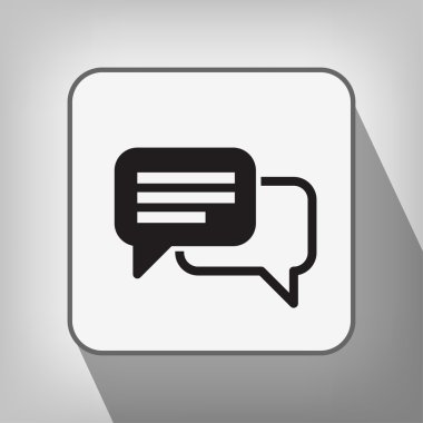 ileti veya sohbet simgesi