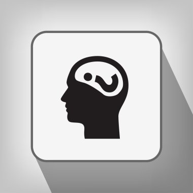 soru işareti ve adam baş