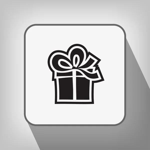 Pictografía del icono del regalo — Vector de stock