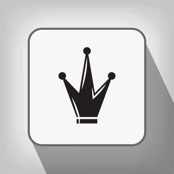 Pictograph of crown icon — Stock Vector