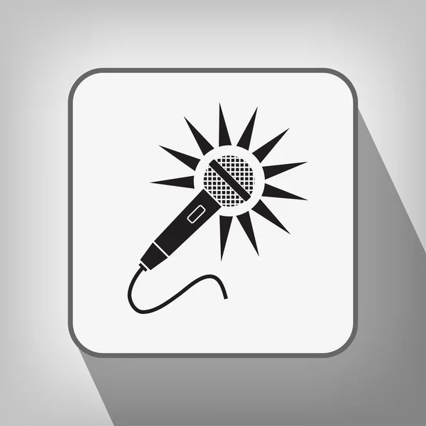 Microphone icon sign — Stock Vector