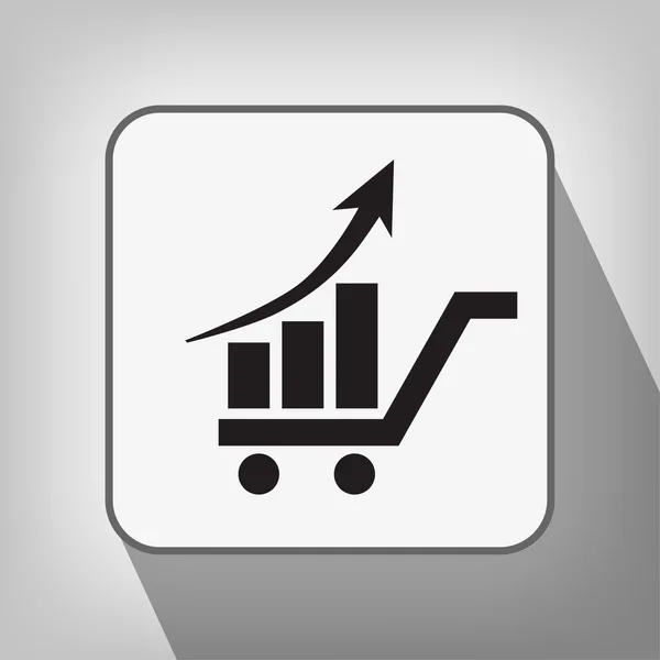 Pictograma do ícone gráfico —  Vetores de Stock
