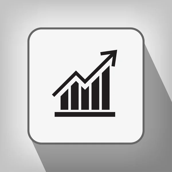 Pictograph av diagram ikon — Stock vektor