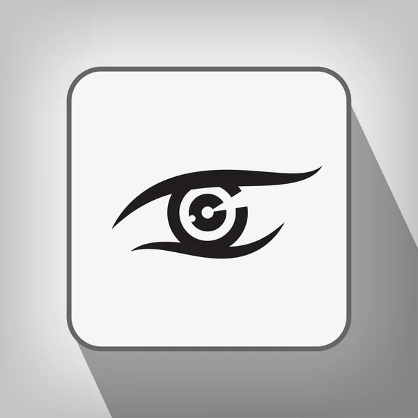 Pictograph of eye icon — Stock Vector